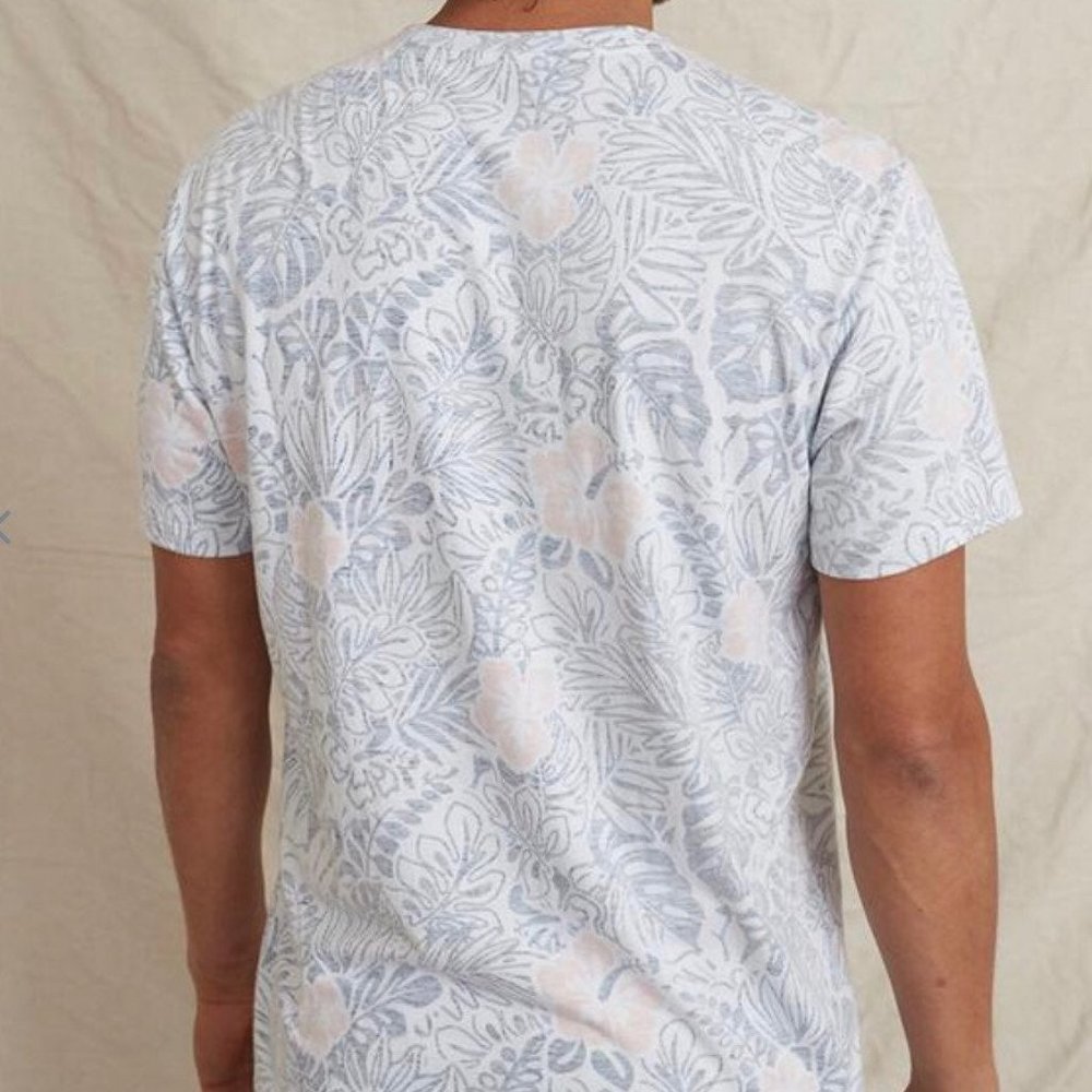 NWT MEN'S MARINE LAYER OAHU TEE BLUE - Picture 2 of 3